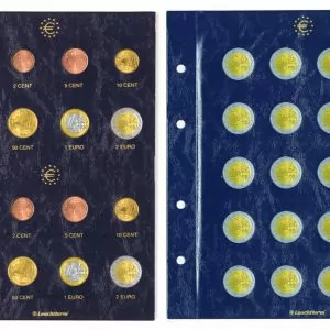 Feuilles numismatique euro