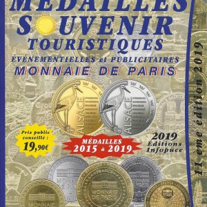 Officiel des médailles souvenir touristiques 2019