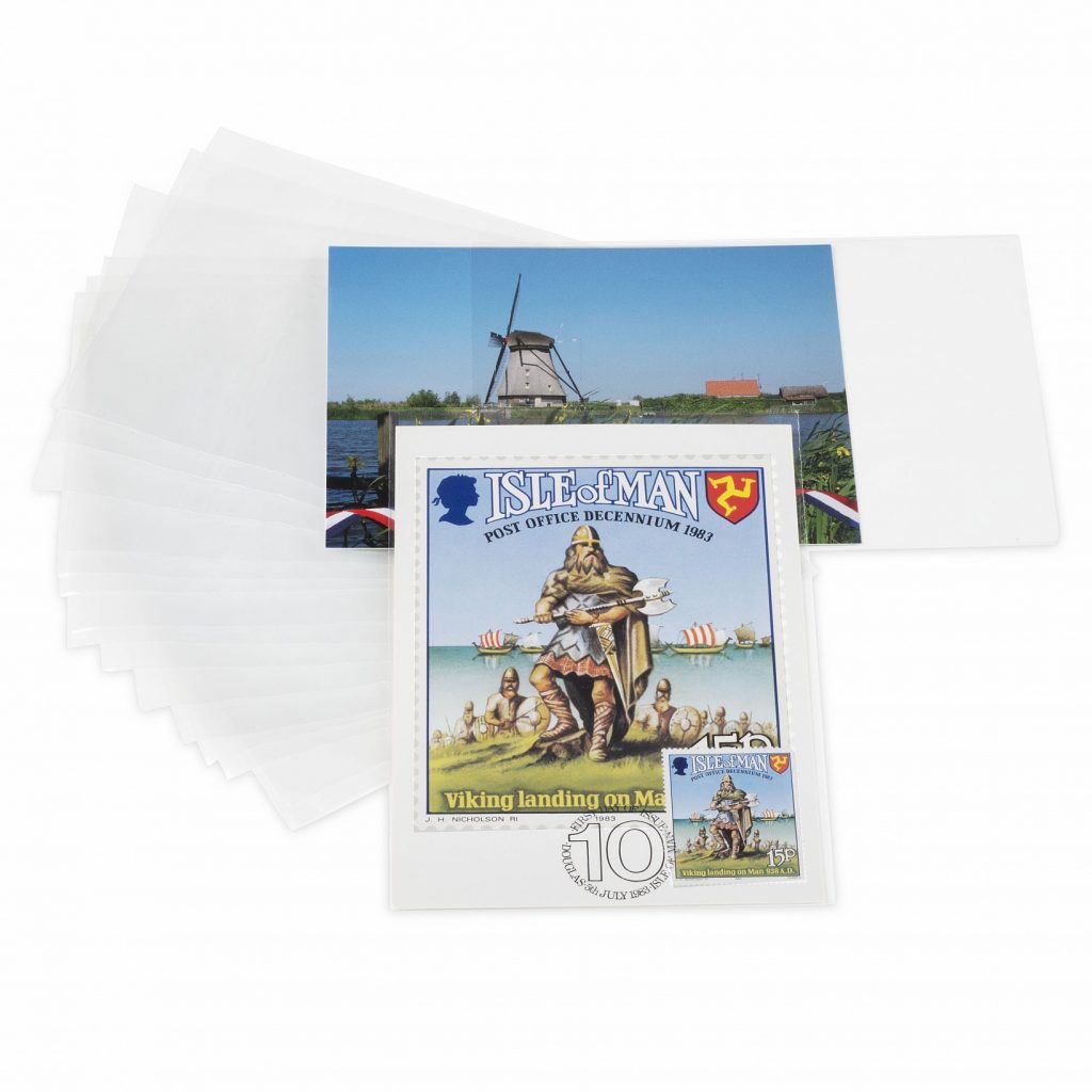 Pochettes de protection pour cartes postales modernes