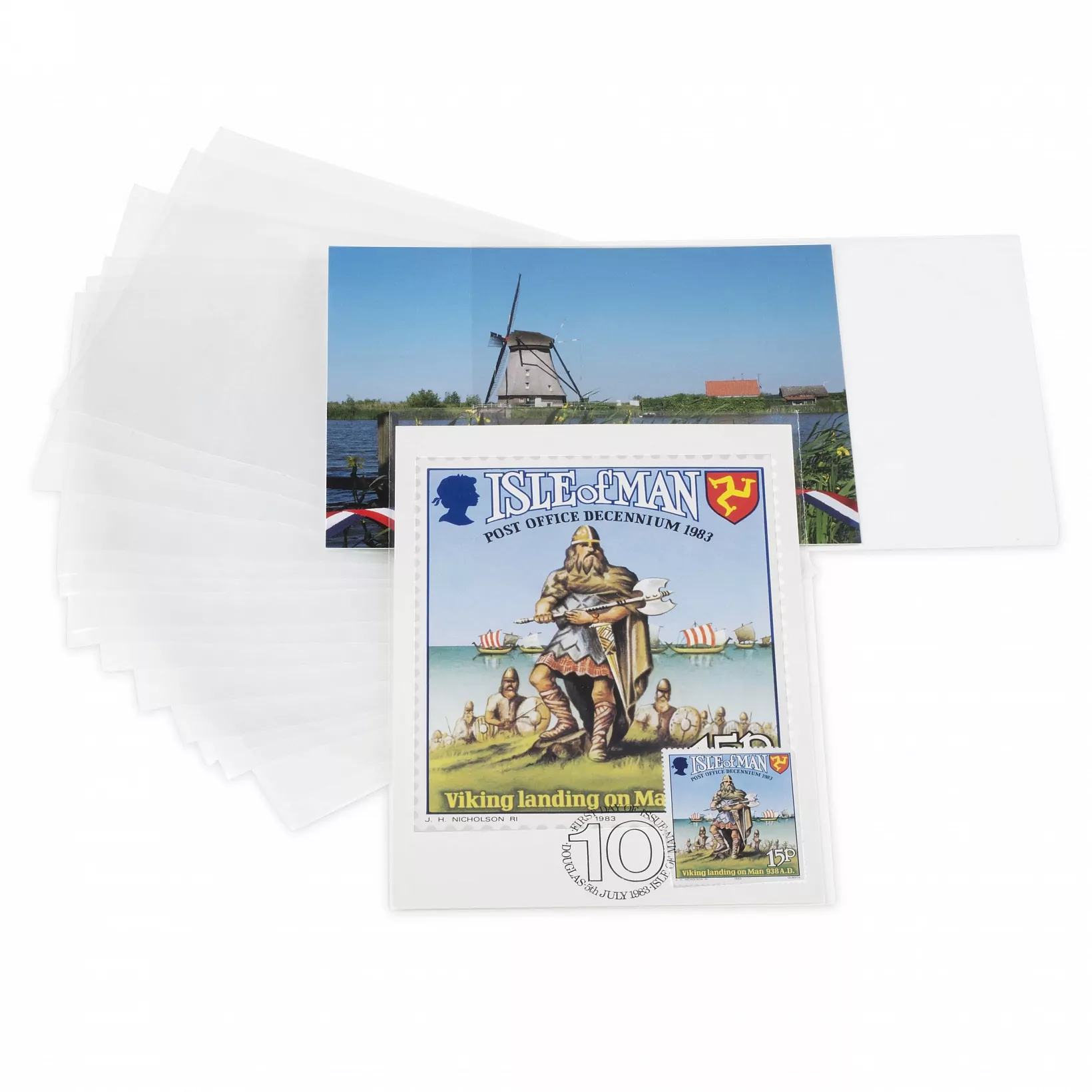 100 pochettes de protection en plastique pour cartes postales anciennes /  100 microns - Autres Classement et Archivage - Achat & prix