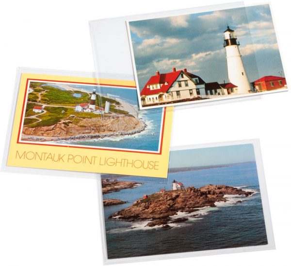 étuis individuels pour les cartes postales