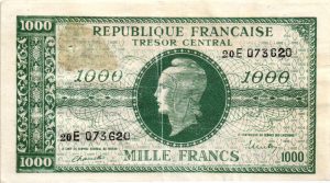 1000 Francs Marianne FAUX