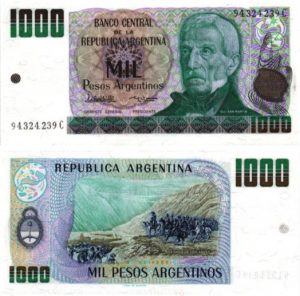 Billet de collection Argentine