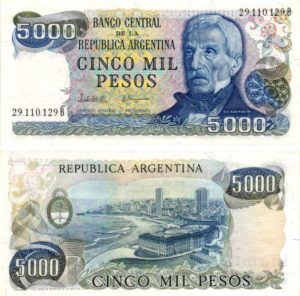 Billet de collection Argentine