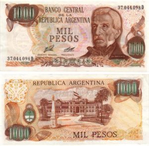 Billet de collection Argentine