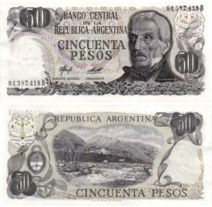 Billet de collection Argentine