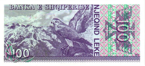 Billet de collection d'Albanie