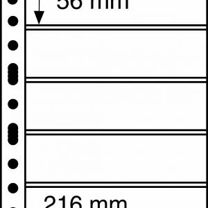 Feuilles toutes collections 5 bandes 216x56