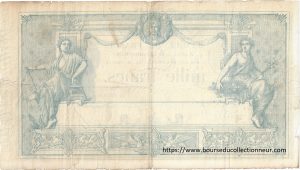 Verso 1000 Francs Type 1862 “Indices noirs”