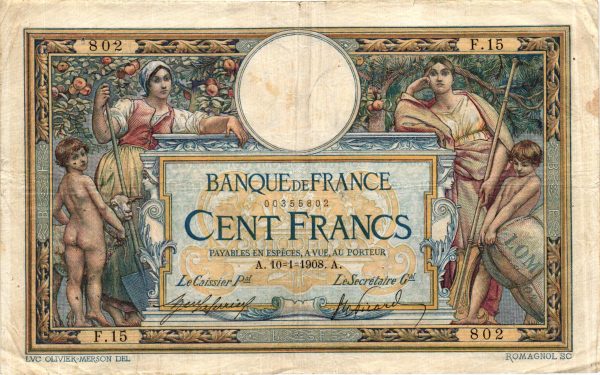 100 Francs Merson LOM 02