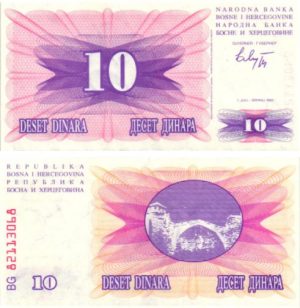 Billet de collection Bosnie-Herzégovine