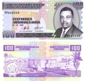 Billet de collection Burundi