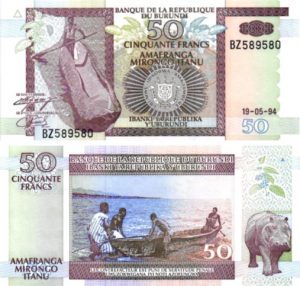 Billet de collection Burundi