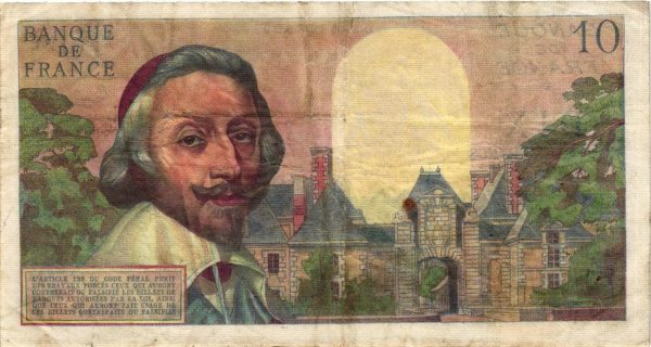 Billet de 10 Nouveaux Francs RICHELIEU