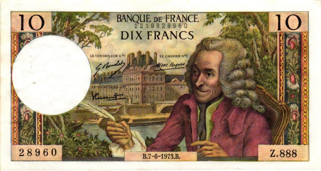 10 Francs Voltaire