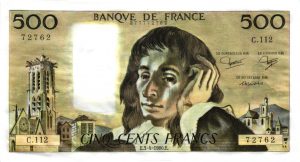 500 Francs Blaise Pascal