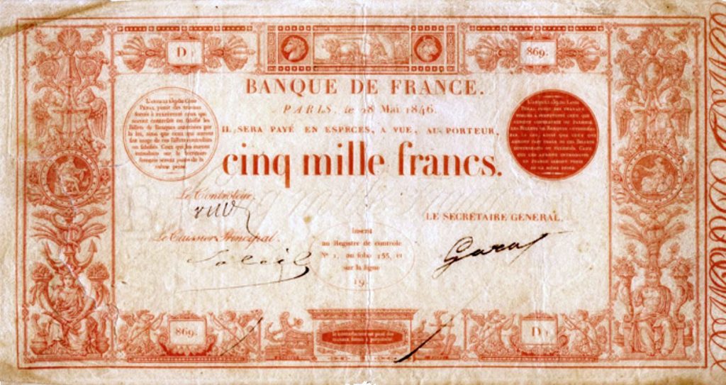Billet De Banque Et Des Armes Lourdes