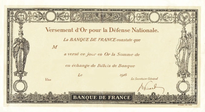 Billet Banque de France type Germinal