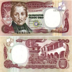 Billet de collection Colombie