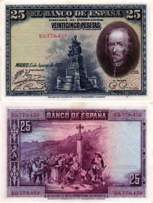 Billet de collection Espagne
