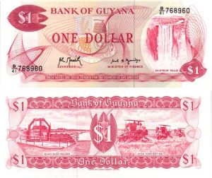 Billet de collection Guyana