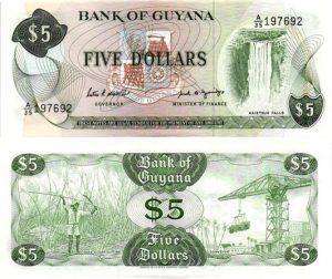 Billet de collection Guyana