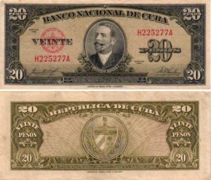 Billet de collection cuba