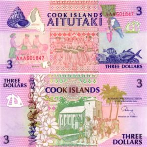 Billet de collection iles cook