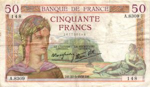 50 Francs Cérès