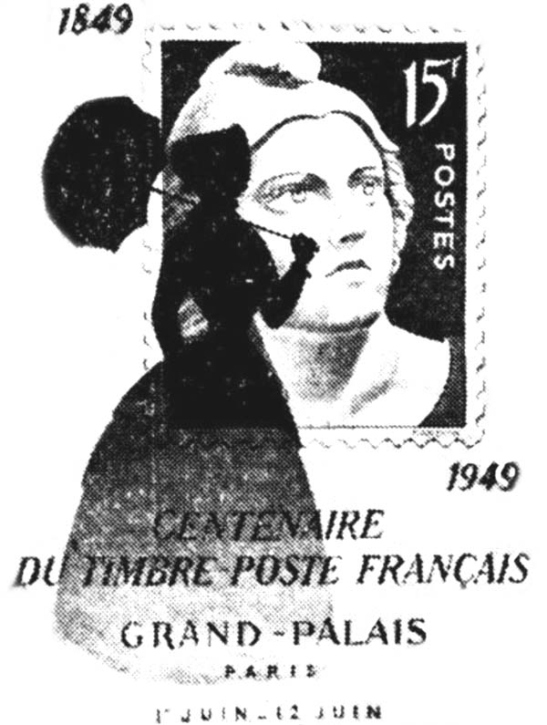 En 1949, le timbre français a 100 ans