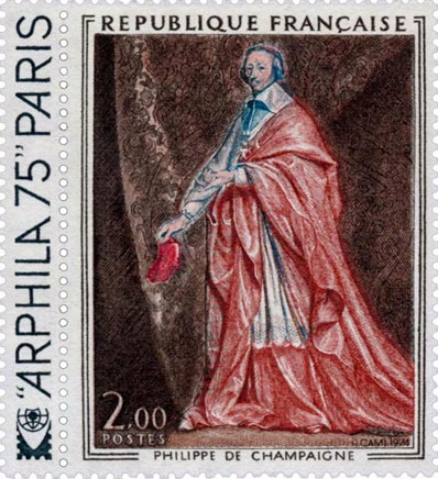 Timbre de Richelieu - D'après Philippe de Champaigne