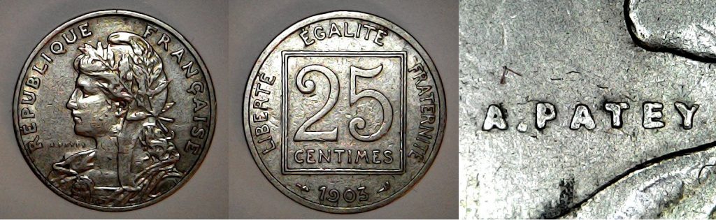 25 centimes France 1903