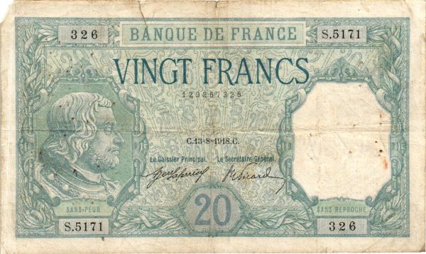 20 Francs Bayard