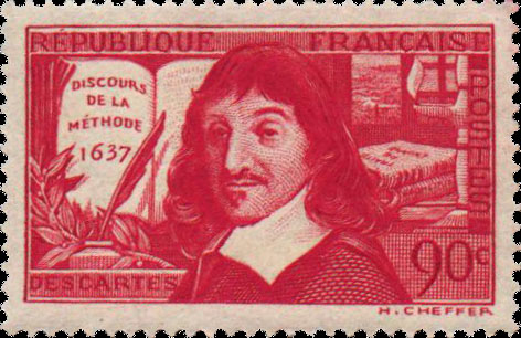 90 centimes DESCARTES 1937 Discours de la méthode