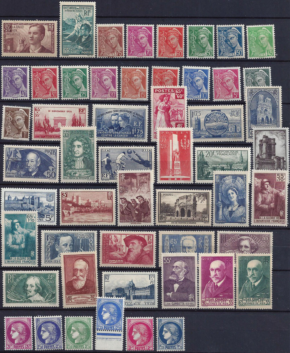 Collection timbres France neufs