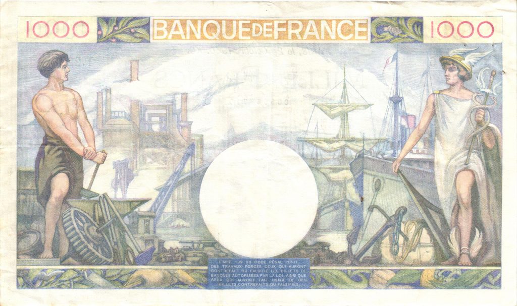 1000 FRANCS COMMERCE ET INDUSTRIE