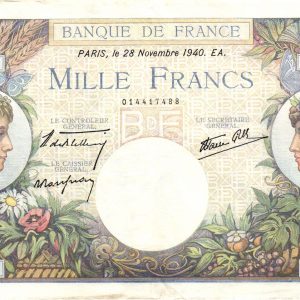 1000 FRANCS COMMERCE ET INDUSTRIE