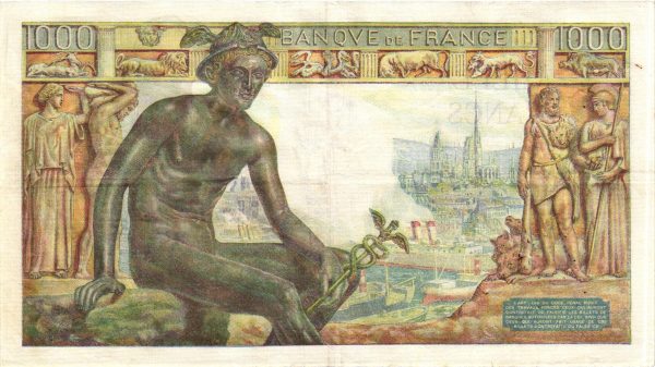 1000 Francs DÉESSE DÉMÉTER