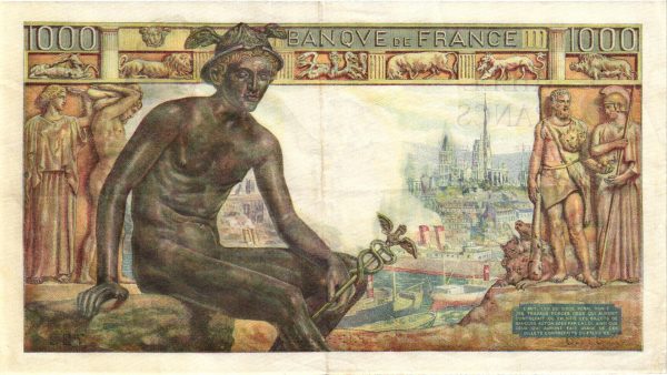 1000 Francs DÉESSE DÉMÉTER