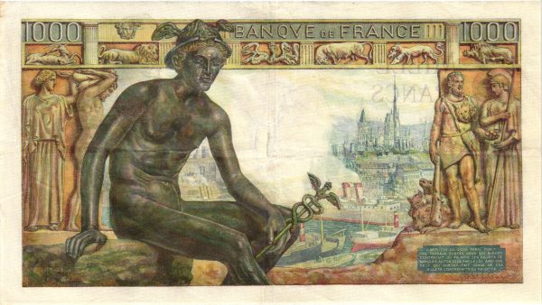 1000 Francs DÉESSE DÉMÉTER