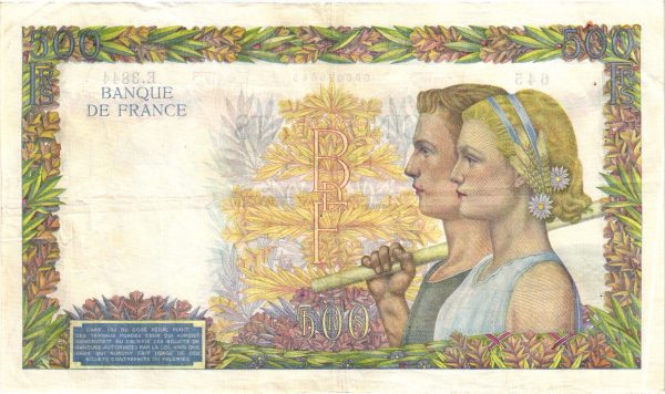 500 FRANCS LA PAIX