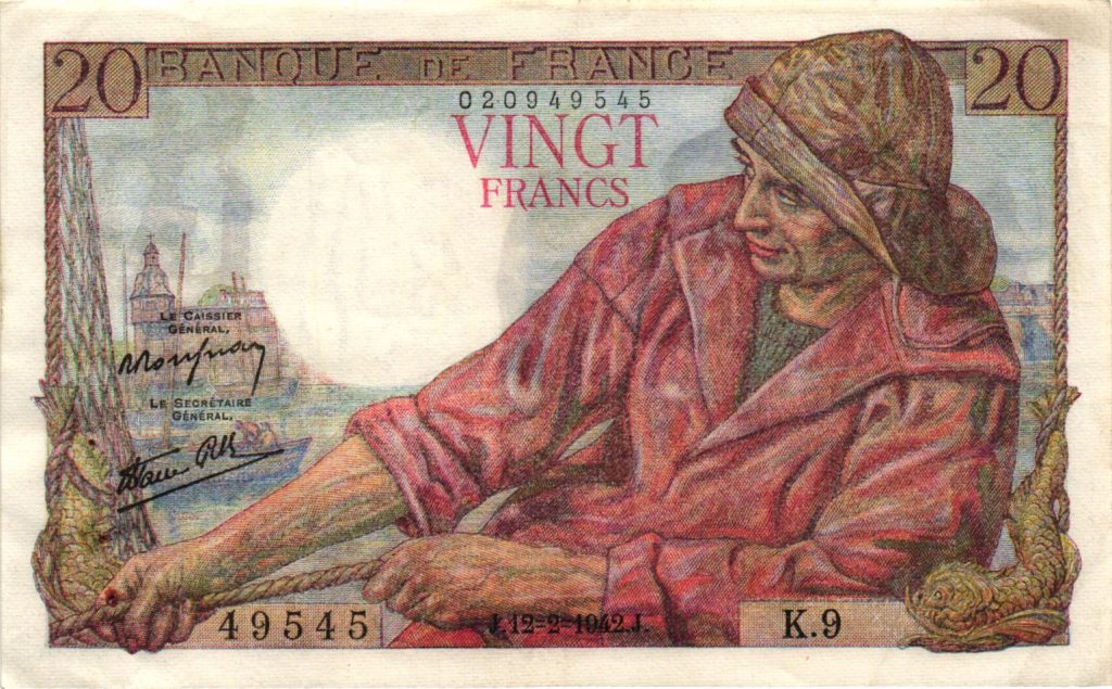 20 Francs Pêcheur