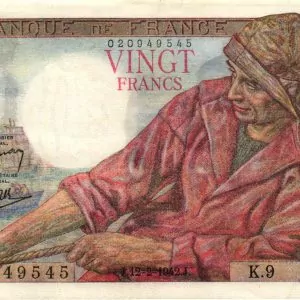 20 Francs Pêcheur