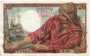 20 Francs PÊCHEUR