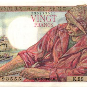 20 Francs PÊCHEUR
