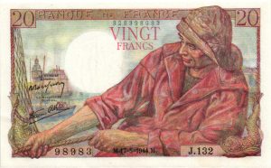 20 Francs PÊCHEUR