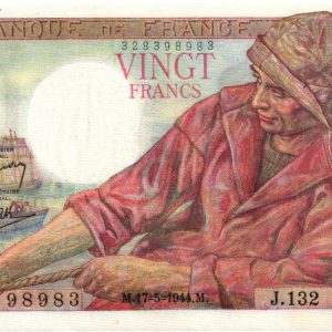 20 Francs PÊCHEUR
