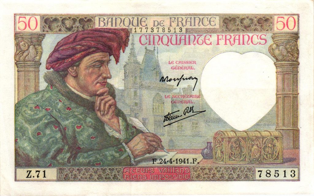 50 Francs Jacques Cœur