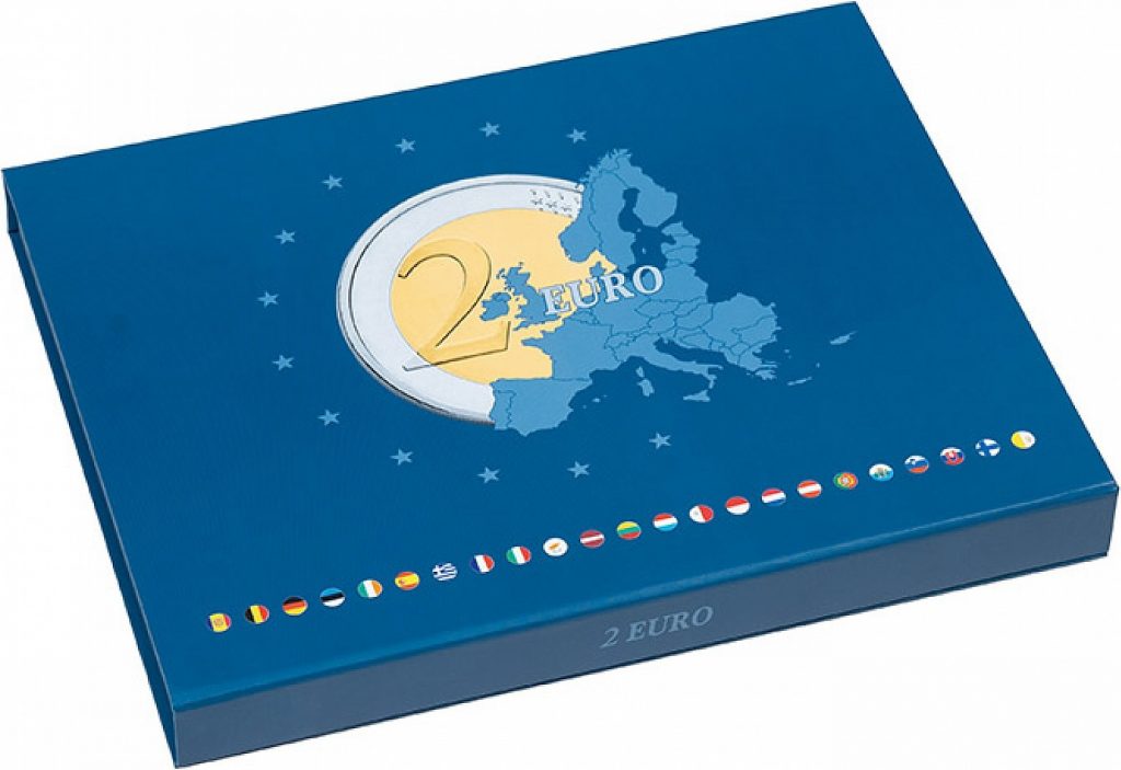 Coffret numismatique pour monnaies de 2 Euros