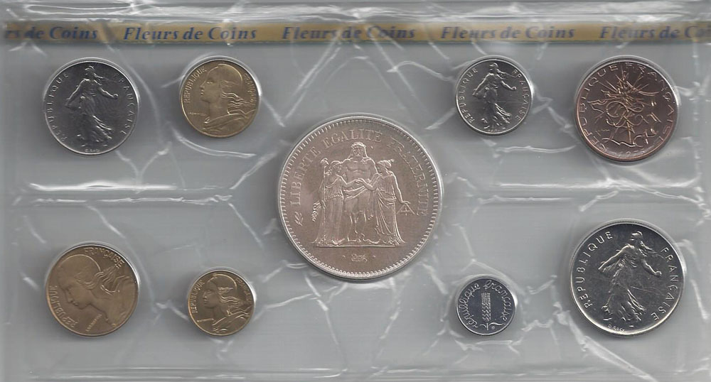 Série Monnaie de Paris 1975